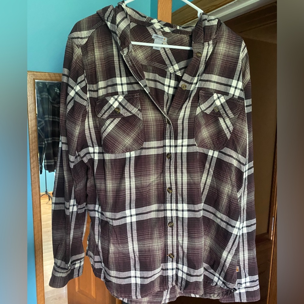 Cathartt Long sleeve hooded shirt